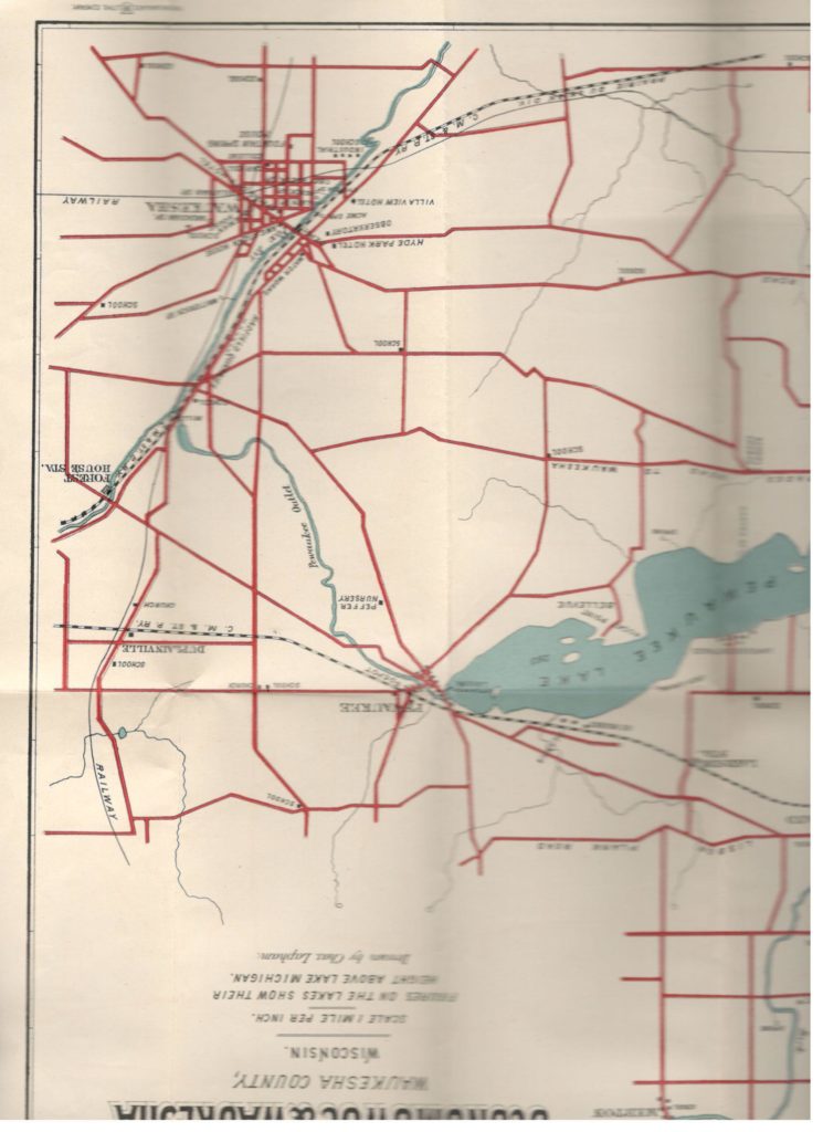 Milwaukee Railroad Route Map 9390